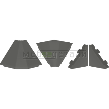 Комплект заглушек, серый