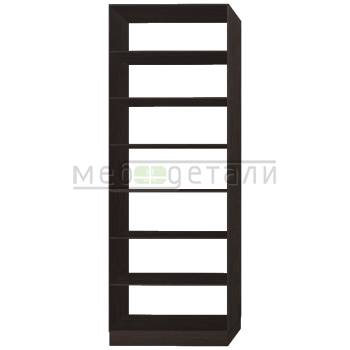 Шкаф распашной с полками 2380х900х580мм, Венге