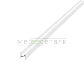 Планка МЩ прямой стык 600х4мм, Белая матовая