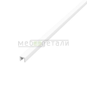 Планка МЩ торцевая 600х4мм, Белая матовая