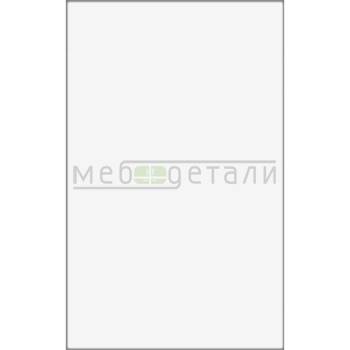 Фасад AcrylicMatt 18мм 001 Белый арктический матовый кромка цвет