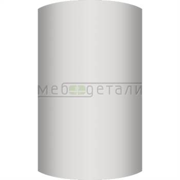 Фасад AcrylicMatt 18мм полукруглый R300мм высота 151-1000мм 002 Белый Монблан матовый кромка цвет