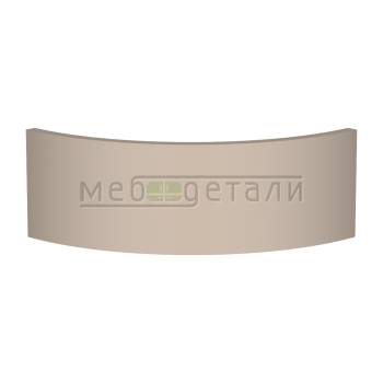 Фасад AcrylicMatt 18мм полукруглый R300мм высота 80-150мм 004 Капучино матовый кромка цвет