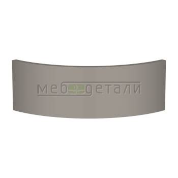 Фасад AcrylicMatt 18мм полукруглый R300мм высота 80-150мм 006 Серый шторм матовый кромка цвет