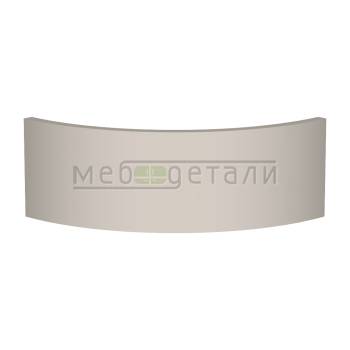 Фасад AcrylicMatt 18мм полукруглый R300мм высота 80-150мм 005 Кашемир матовый кромка цвет