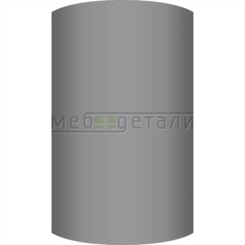 Фасад AcrylicMatt 18мм полукруглый R300мм высота 151-1000мм 007 Серый туман матовый кромка цвет