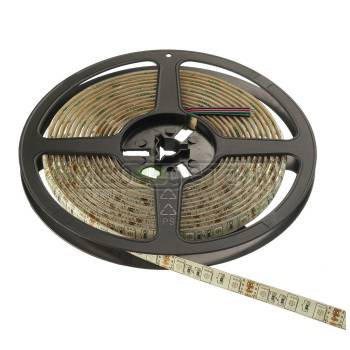 Лента 60 диодов/п.м. 5050 RGB 12V, 14,4w/м, L-5м