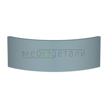Фасад AcrylicMatt 18мм полукруглый R300мм высота 80-150мм 008 Зелёная мята матовая кромка цвет