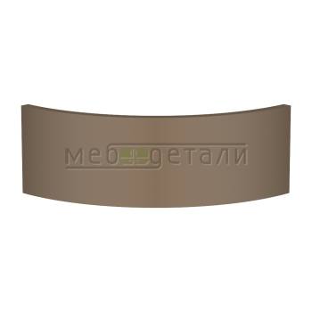 Фасад AcrylicMatt 18мм полукруглый R300мм высота 80-150мм 011 Хайтек бежевый матовый кромка цвет