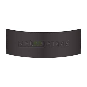 Фасад AcrylicMatt 18мм полукруглый R300мм высота 80-150мм 012 Хайтек серый матовый кромка цвет