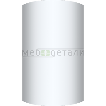 Фасад EvoSoft 18мм полукруглый R300 высота 151-1000мм EVS006 Серебряный сплав кромка цвет