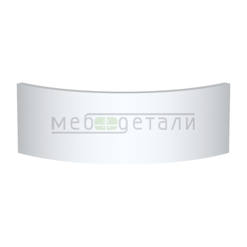 Фасад EvoSoft 18мм полукруглый R300 высота 80-150мм EVS006 Серебряный сплав кромка цвет