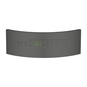 Фасад EvoSoft 18мм полукруглый R300 высота 80-150мм EVS009 Дымчатый агат кромка цвет