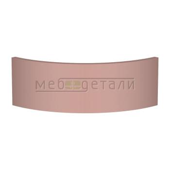 Фасад EvoSoft 18мм полукруглый R300 высота 80-150мм EVS013 Розовый кварц кромка цвет