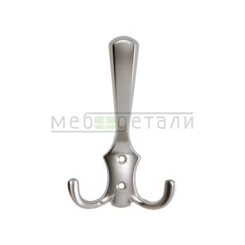 Крючок мебельный 3-х рожковый WP5908/К302, матовый