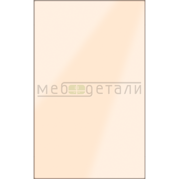 Фасад EvoGloss 18мм P102/605 Кремовый кромка цвет