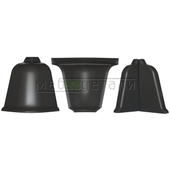 Комплект заглушек LB-37 380, тёмно-серый