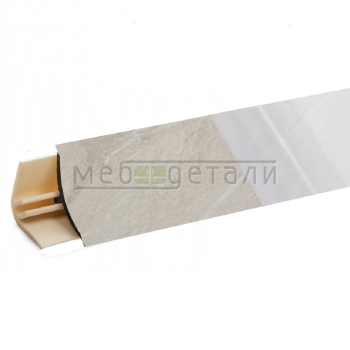 Плинтус для столешниц LB-15 RUS 3,0м 16 (675) Мрамор бежевый светлый (100м, 100г, 711г/6015)
