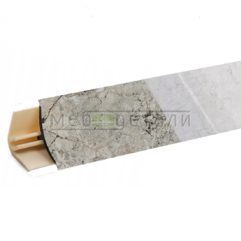 Плинтус для столешниц LB-15 RUS 3,0м 41 (6086) Мрамор серый (057м, 137м/605)