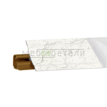 Плинтус для столешниц LB-23 RUS 3,0м 14 (6156) Мрамор марквина белый (3028м, 3028г/600)