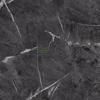 Столешница влагостойкая 3050х1200х38мм 1R 2343М Мрамор лацио чёрный