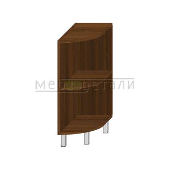 Кухонный стол полукруглый открытый 720х300х560мм Орех