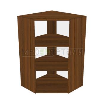Кухонный шкаф угловой трапециевидный 920х600х600х300мм Орех