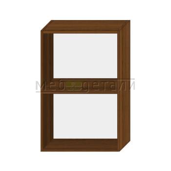 Кухонный шкаф антресольный 2-дверный 920х800х300мм Орех