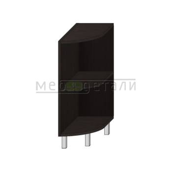 Кухонный стол полукруглый открытый 720х315х560мм Венге