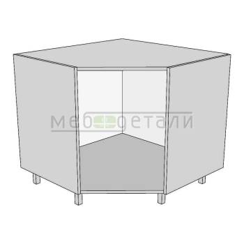 Кухонный стол угловой трапециевидный 720х900х900х560мм Серый
