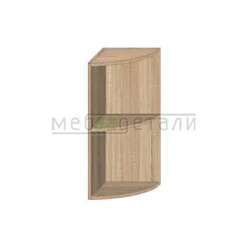Кухонный шкаф полукруглый 720х315х315мм Дуб