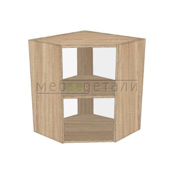 Кухонный шкаф угловой трапециевидный 720х600х600х315мм Дуб