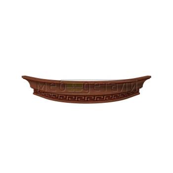 Карниз верхний полукруглый Италия-Р Нике 385х385х(90х89,5)мм
