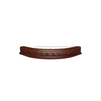 Карниз нижний полукруглый Италия-Р Нике 385х385х(55х40)мм