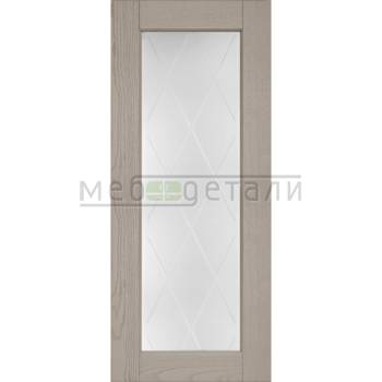 Фасад Массив Италия-С Скалли Лино 956х296мм Витрина со стеклом Ромбы