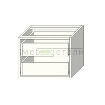 Модуль 2-ящика в шкаф купе 366х481х500мм, Белый