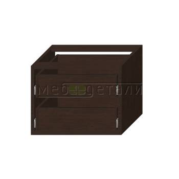 Модуль 2-ящика в шкаф купе 366х481х500мм, Венге