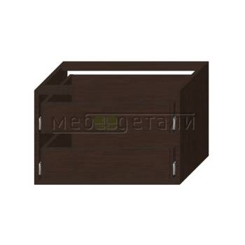 Модуль 2-ящика в шкаф купе 366х566х500мм, Венге