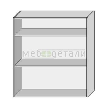 Кухонный шкаф с нишей 2-дверный 920х900х300мм Серый