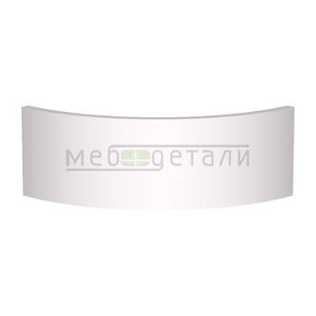 Фасад FENIX 20мм полукруглый R300мм высота 100-356мм 0030 Bianco Alaska кромка цвет