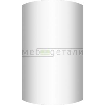 Фасад FENIX 20мм полукруглый R300мм высота 357-716мм 0032 Bianco Kos кромка цвет