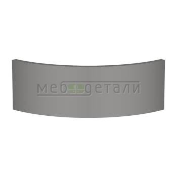 Фасад FENIX 20мм полукруглый R300мм высота 100-356мм 0725 Grigio Efeso кромка цвет