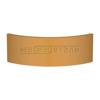 Фасад FENIX 20мм полукруглый R300мм высота 100-356мм 0772 Giallo Kashmir кромка цвет