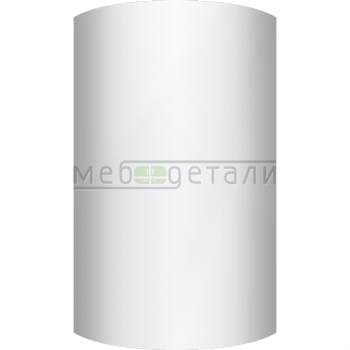 Фасад Acrylic 18мм полукруглый R300мм высота 151-1000мм 001 Белый глянец кромка цвет