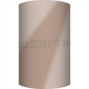 Фасад Acrylic 18мм полукруглый R300мм высота 151-1000мм 003 Капучино глянец кромка цвет