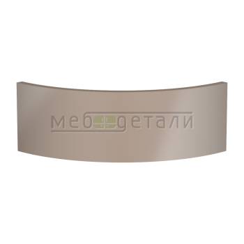 Фасад Acrylic 18мм полукруглый R300мм высота 80-150мм 003 Капучино глянец кромка цвет