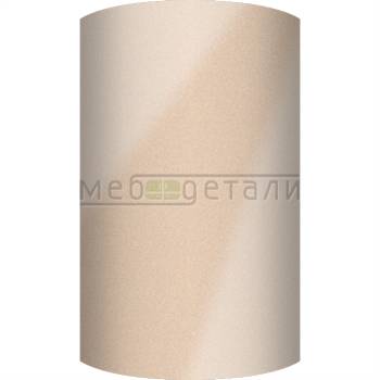 Фасад Acrylic 18мм полукруглый R300мм высота 151-1000мм 008 Галакси бежевый глянец кромка цвет
