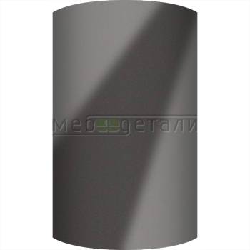 Фасад Acrylic 18мм полукруглый R300мм высота 151-1000мм 009 Галакси антрацит глянец кромка цвет