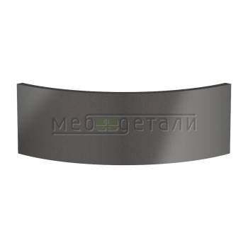 Фасад Acrylic 18мм полукруглый R300мм высота 80-150мм 009 Галакси антрацит глянец кромка цвет