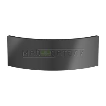 Фасад Acrylic 18мм полукруглый R300мм высота 80-150мм 014 Антрацит глянец кромка цвет